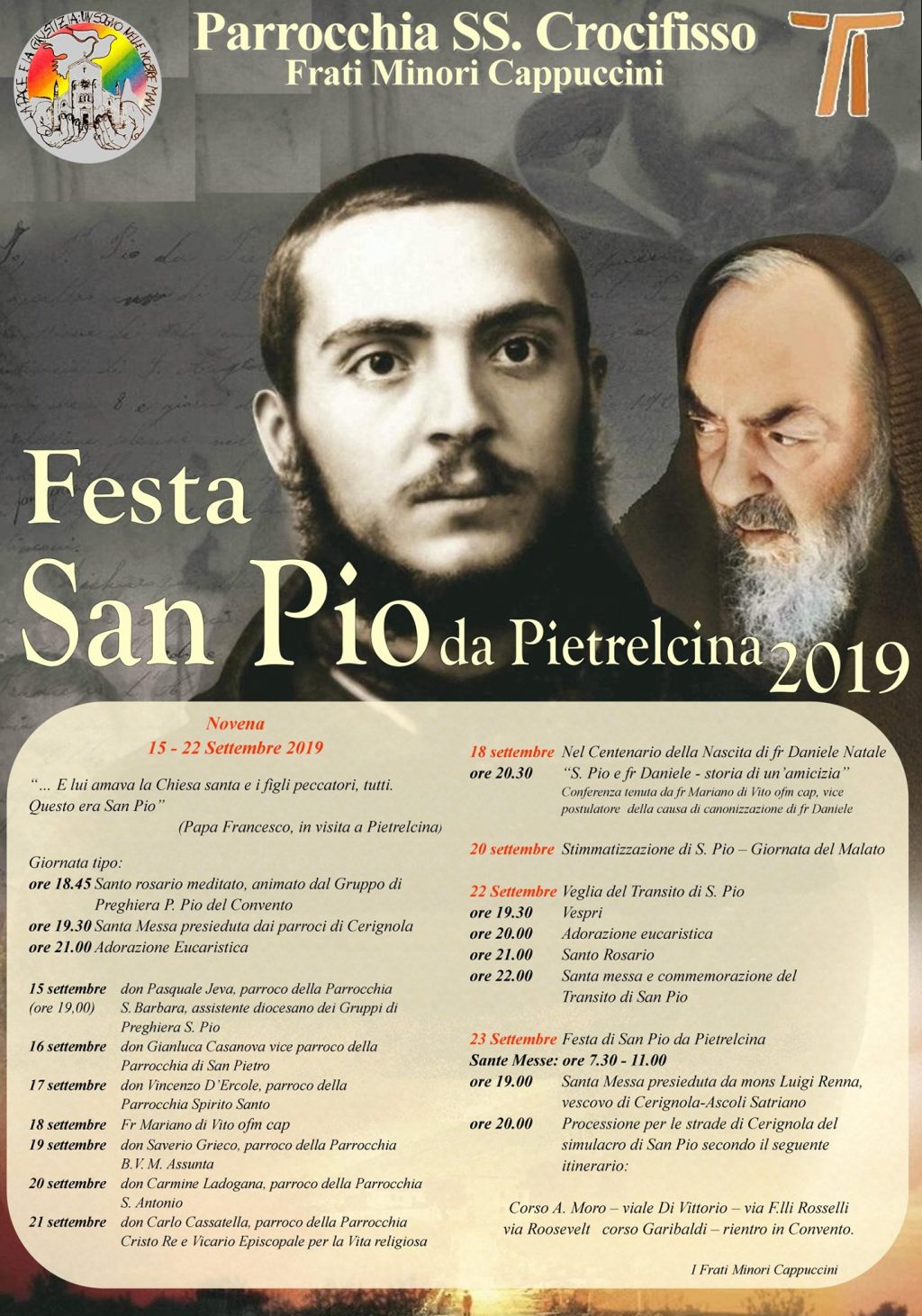 Festa Di San Pio Da Pietrelcina - Diocesi Di Cerignola - Ascoli Satriano