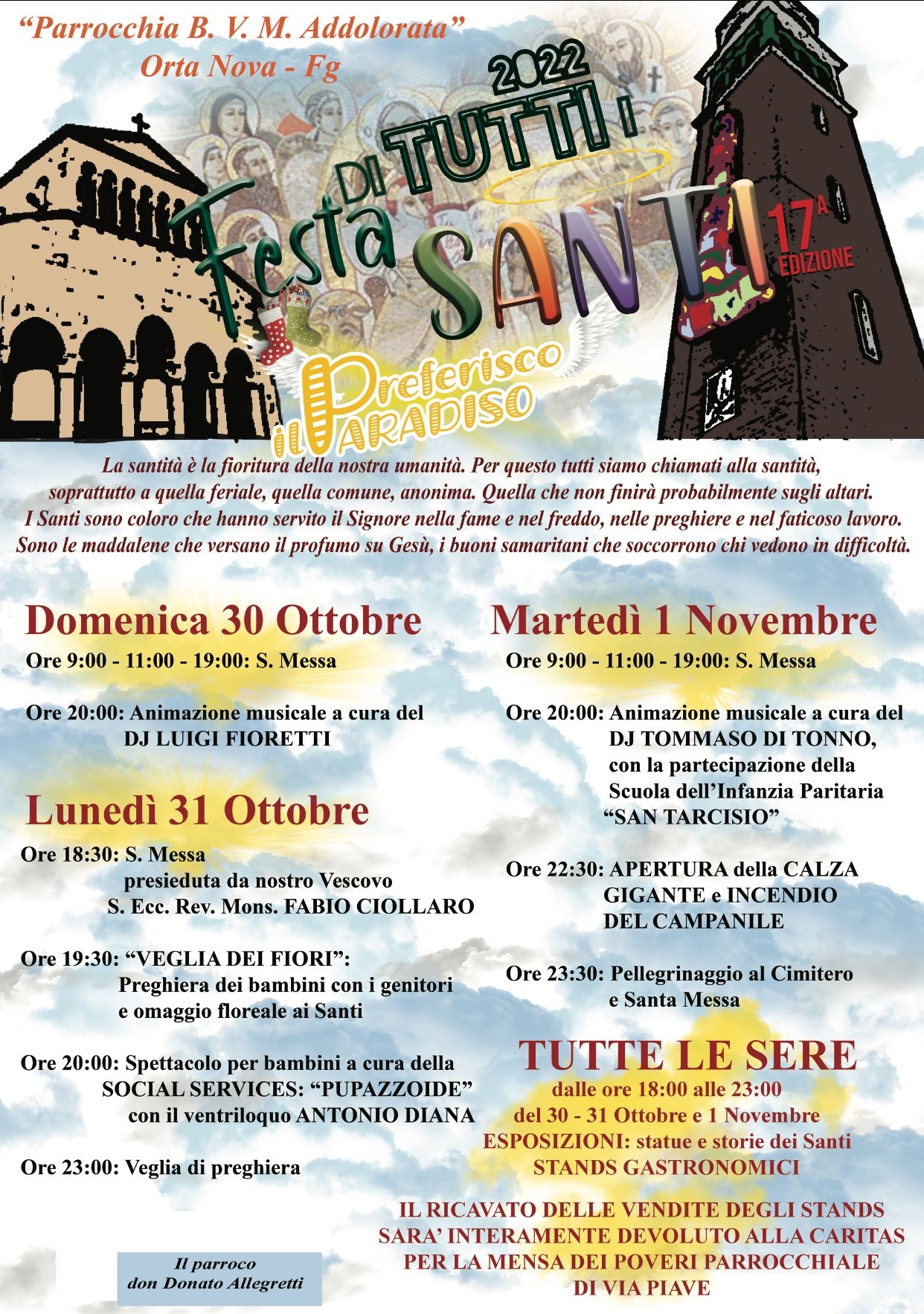 Festa Di Tutti I Santi Diocesi Di Cerignola Ascoli Satriano